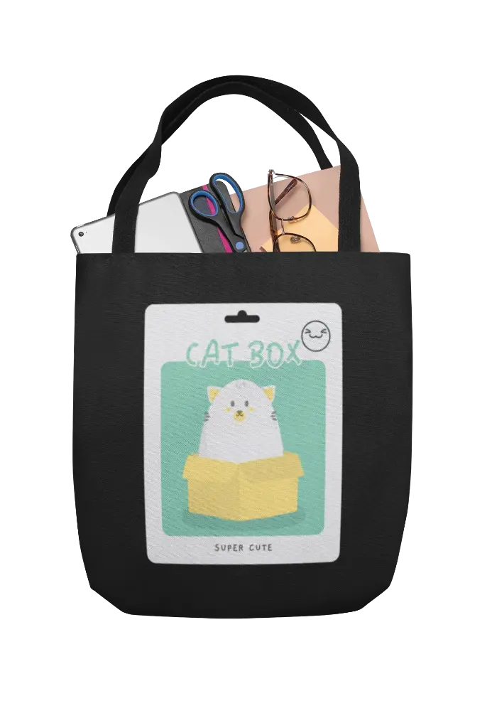 Cat Box Women's Handbag Set