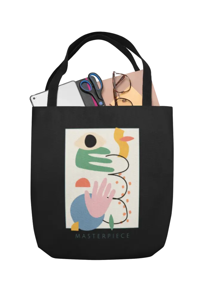Vibrant Noir Women Tote Bag