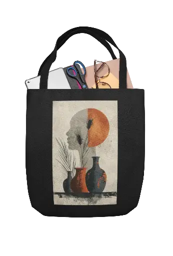 Terra Pots Abstract Women's Handbag Set