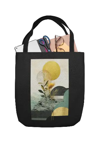 Terra Bird Abstract Women's Handbag Set