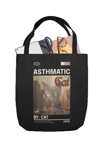 Asthmatic Cat Women's Handbag Set
