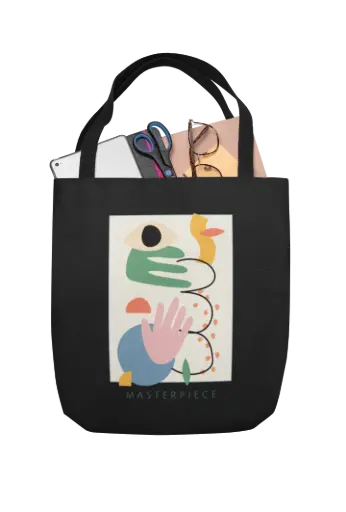 Vibrant Noir Women Tote Bag